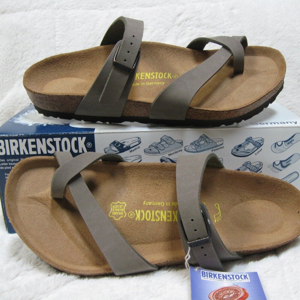 Birkenstock COZUMEL Tabora Mayari Stone Birko Flor 40 R US W 9M 7
